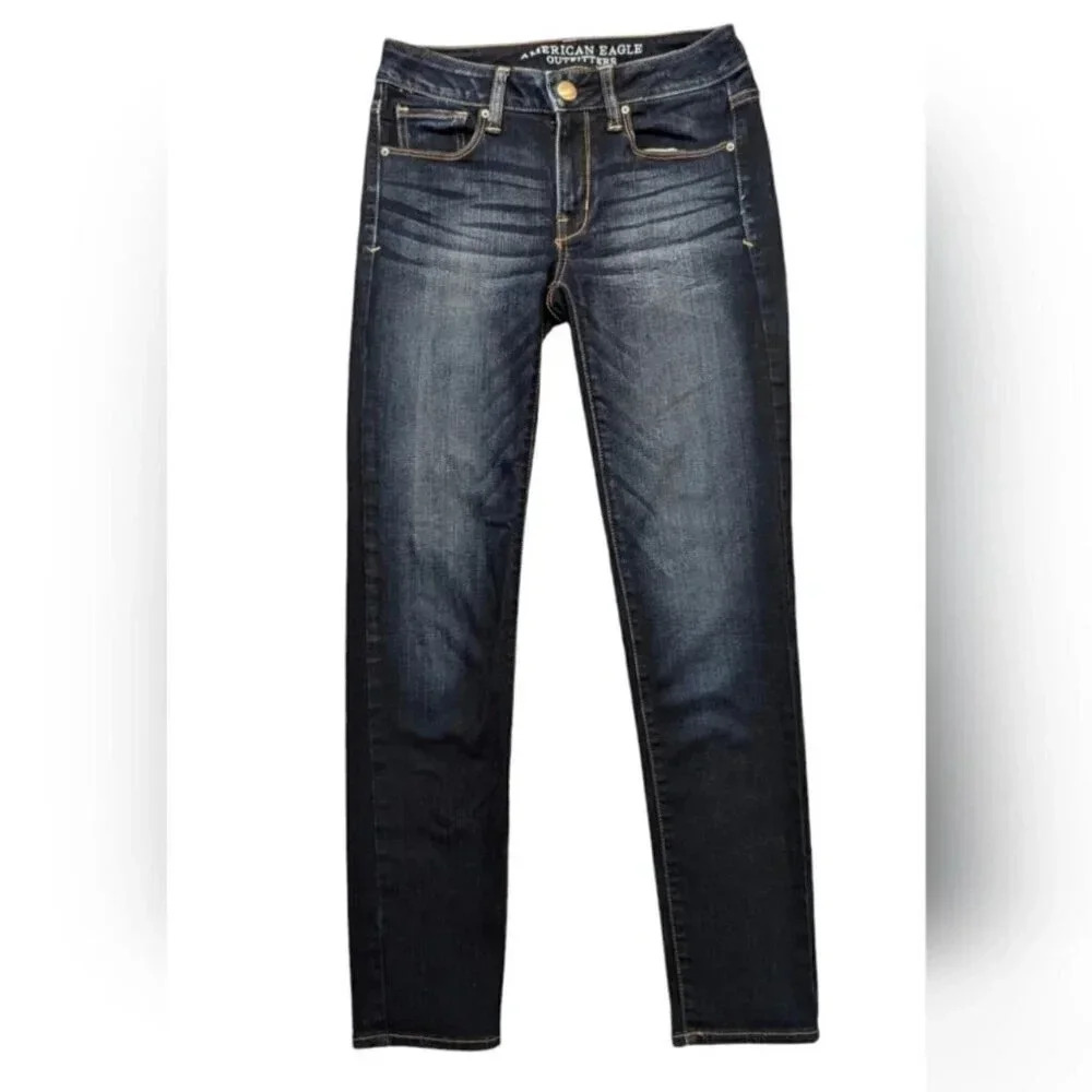 American Eagle super stretch Mid rise skinny size 2